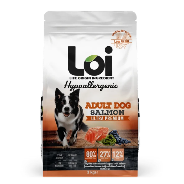 Loi Yetişkin Somonlu Köpek Maması 3 Kg ürün görseli 1