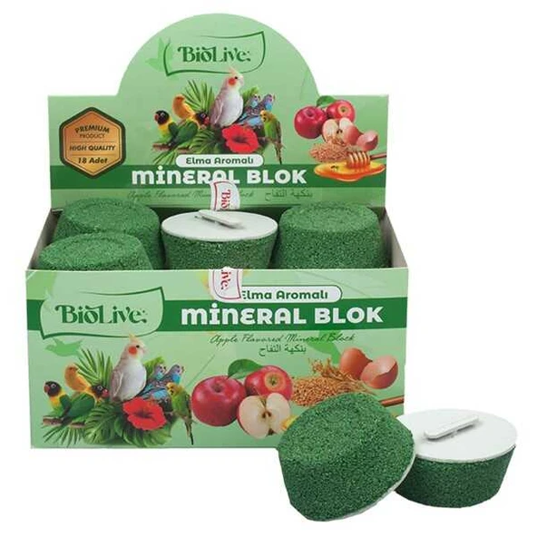 Elma Aromalı Mineral Blok 18li ürün görseli 1