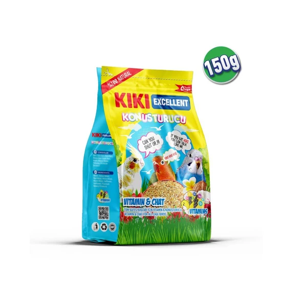 KIKI Excellent Kuş Konuşturucu 150 gr. 12 Adet (Kutu) KB321B12 ürün görseli 1