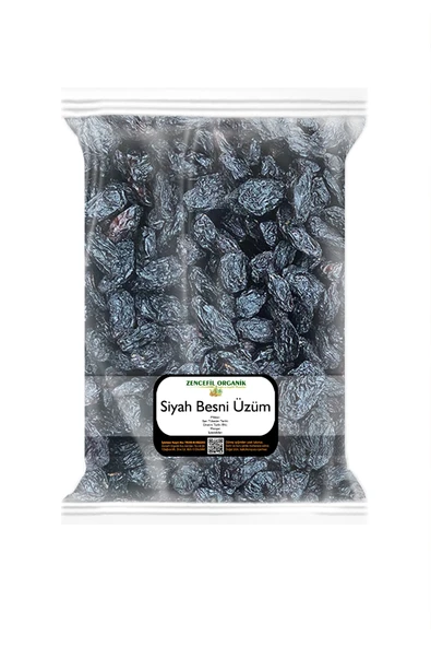 Siyah Besni Üzüm Kurusu 500 Gr. Kan Üzümü Yeni Mahsül Çekirdekli Iri Siyah Üzüm Besni Üzümü ürün görseli 1