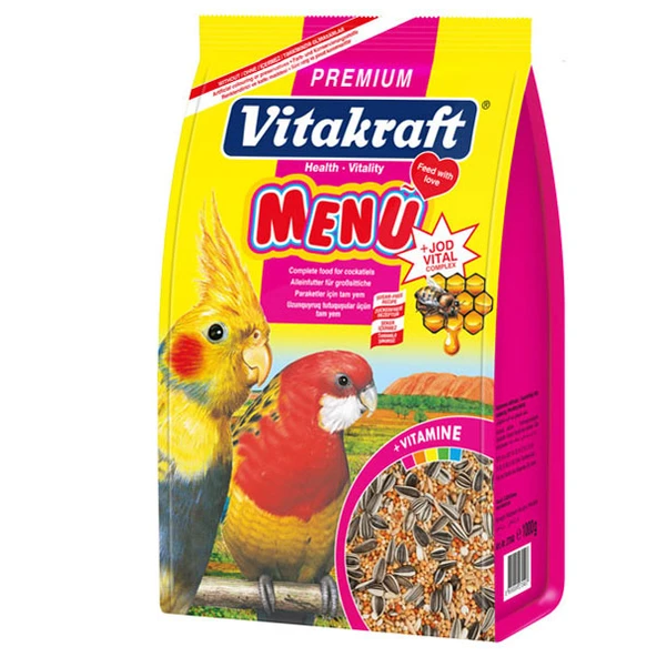 Vitakraft Menü Paraket Yemi 1000 Gr 5'li ürün görseli 1