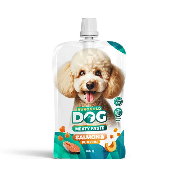 EuroGold Dog Et Ezmesi Somon-Balkabağı 100 Gr - 20 Adet ürün görseli 1