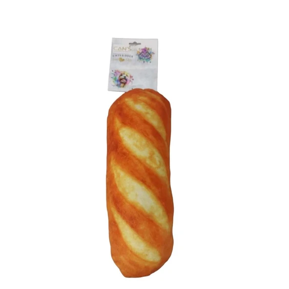 Cans YP-1021 Soft Kumaş Ekmek Oyuncak 20 x 8 cm 30-32 g ürün görseli 1