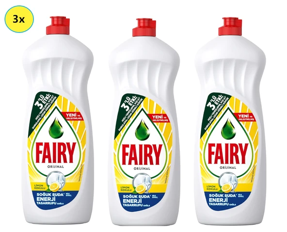 Fairy Sıvı Bulaşık Deterjanı 650 Ml X 3 Adet ürün görseli 1