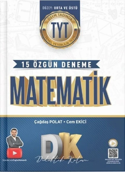 TYT Matematik 15 Deneme Didaktik Kalem ürün görseli 1