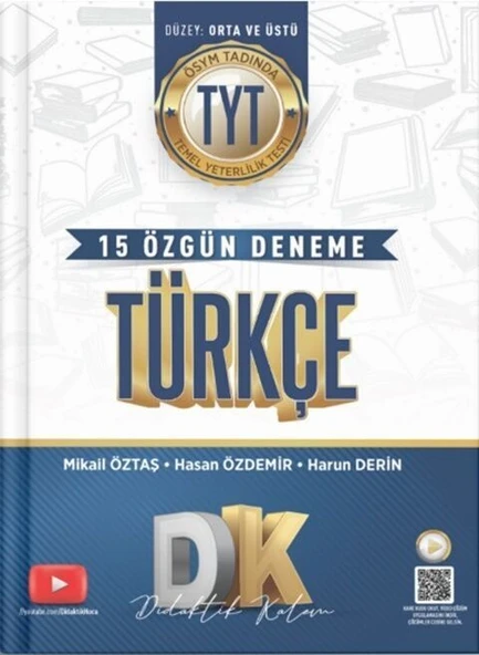 TYT Türkçe 15 Deneme Didaktik Kalem ürün görseli 1