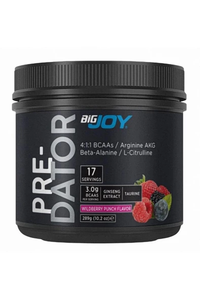 Bigjoy Sports Bigjoy Pre-workout Predator 17 Servis 289 gr - Orman Meyveli ürün görseli 1
