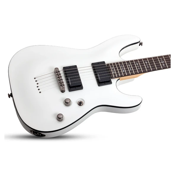 Schecter Demon-6 Elektro Gitar (Vintage White) - Resim 2
