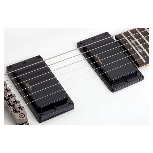 Schecter Demon-6 Elektro Gitar (Vintage White) - Resim 11
