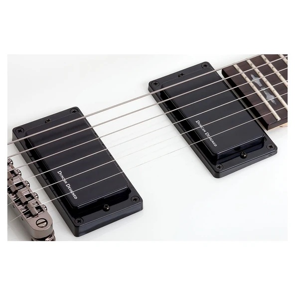 Schecter Demon-6 Elektro Gitar (Vintage White) - Resim 3