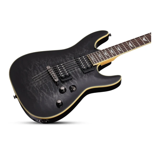 Schecter Omen Extreme 6 Elektro Gitar (See-Thru Black) - Resim 3