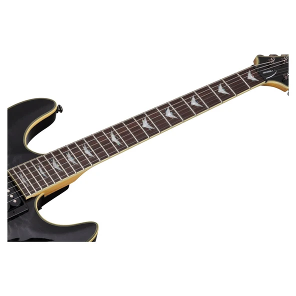 Schecter Omen Extreme 6 Elektro Gitar (See-Thru Black) - Resim 9