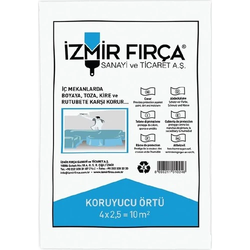 İzmir Fırça Koruyucu Örtü 4 x 12,5 m ürün görseli 1