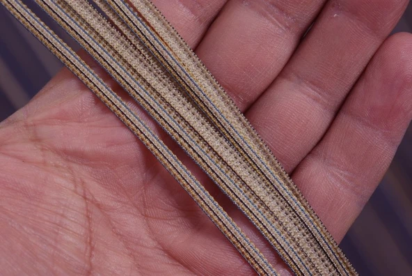 DÜZ İP PERDE 100 Cm En 280 Cm Boy VİZON ÇİFT RENK HAZIR İP PERDE ürün görseli 1