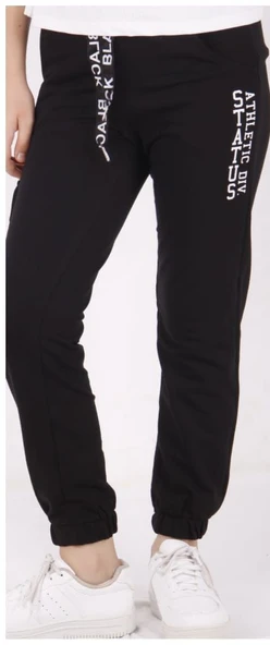 Toontoy Kız Çocuk Artistic Baskılı Jogger Eşofman Alt ürün görseli 1