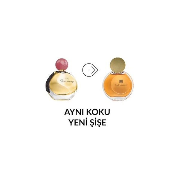 AVON Far Away Kadın Parfüm EDP 50ml - Resim 3