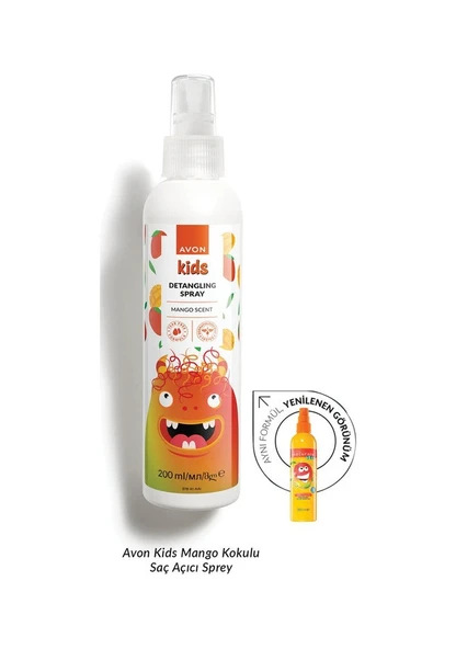 Avon Kids Mango Kokulu Saç Açıcı Sprey 200ml ürün görseli 1