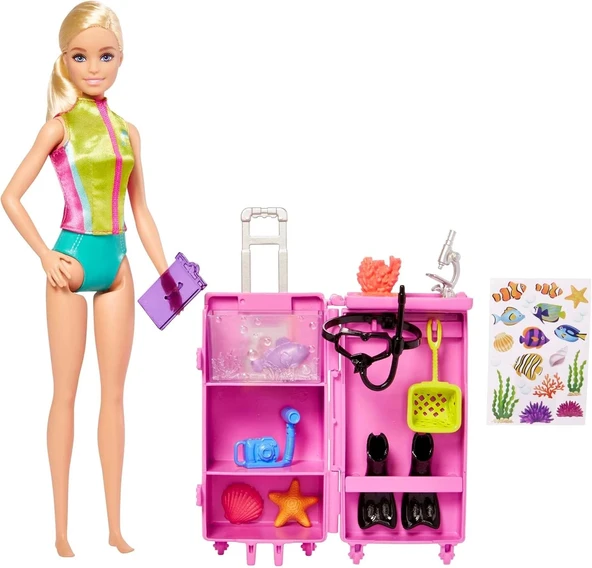 Barbie Deniz Biyoloğu Oyun Seti HMH26 ürün görseli 1