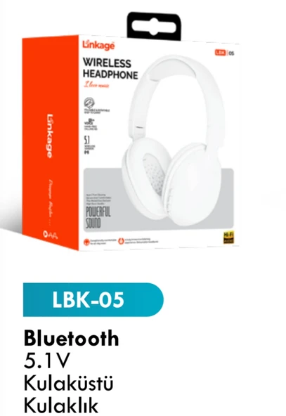 Kulak üstü kulaklık kbk 05 ürün görseli 1