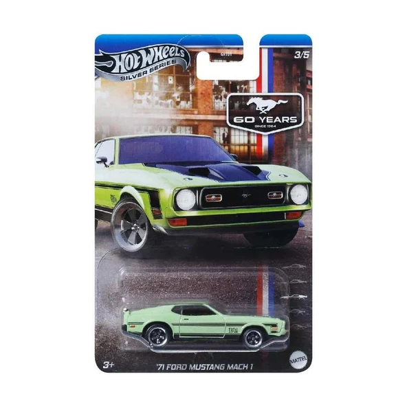 Hot Wheels  60. YIL MUSTANG SERİSİ ARABALAR  71 FORD MUSTANG MACH 1 GRT01 -JBY52 ürün görseli 1