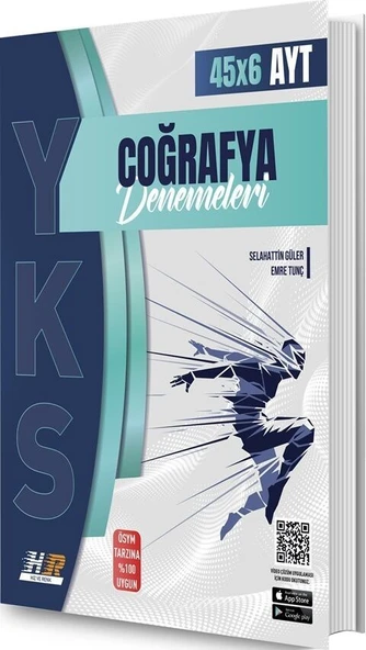AYT Coğrafya 45 x 6 Denemeleri Hız ve Renk Yayınları ürün görseli 1