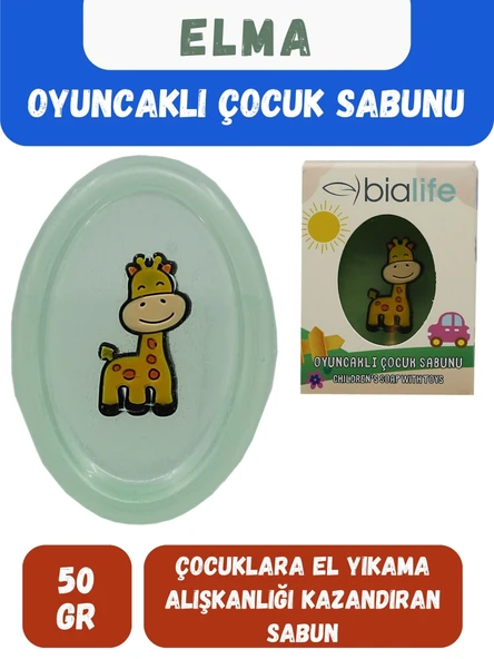 ELMA Özlü El Yapımı Oyuncaklı Çocuk Sabunu - Bialife ürün görseli 1