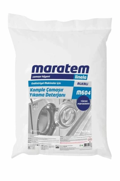 Maratem Maratem M604 Komple Yıkama Çamaşır Deterjanı Yüksek Performanslı 20kg ürün görseli 1