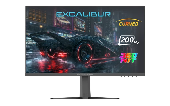 Casper Excalibur M.E236FVC-D 23.6" 200HZ 1MS 350NIT Fast VA Curved HDR10 Oyuncu Monitörü ürün görseli 1