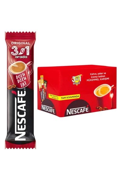 Nestle Nescafe 3'ü 1 Arada 72 Adet / 17.5 G Hazır Kahve ürün görseli 1