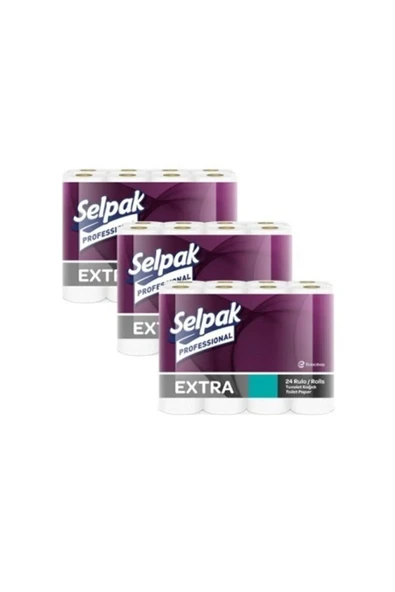 Selpak Professional Selpak Professıonal Extra Tuvalet Kağıdı 24'3 (72'Lİ) ürün görseli 1