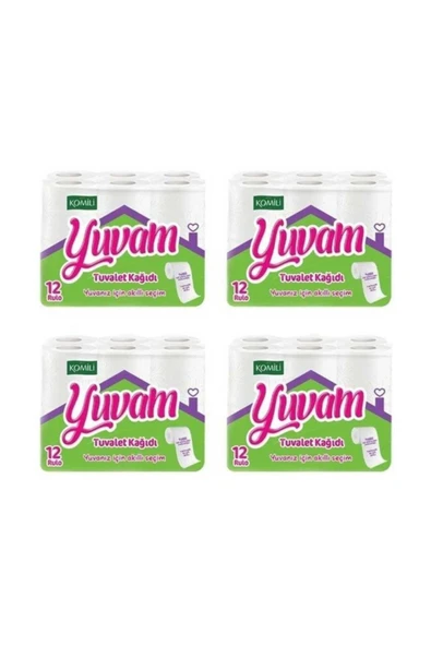 Komili KOMİLİ YUVAM 12X4=48 Lİ TUVALET KAĞIDI ürün görseli 1