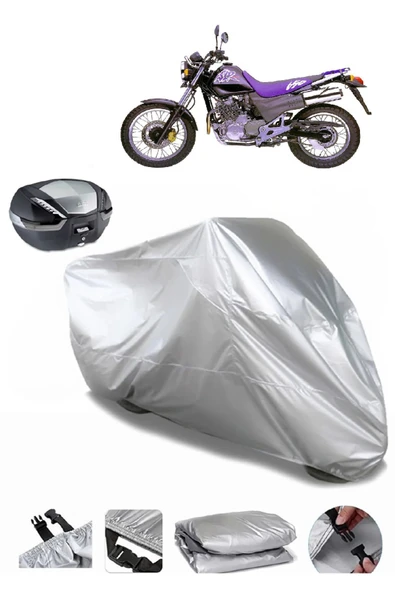 Honda SLR 650 Su  Geçirmez Motosiket Brandası Arka Çanta Uyumlu ürün görseli 1