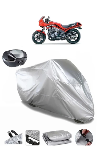 Honda CBX 750 Su  Geçirmez Motosiket Brandası Arka Çanta Uyumlu ürün görseli 1