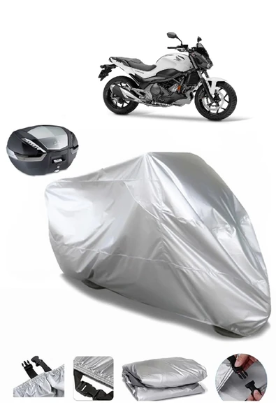 Honda NC 750 S DCT Su  Geçirmez Motosiket Brandası Arka Çanta Uyumlu ürün görseli 1