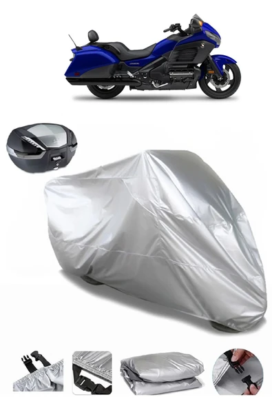 Honda Goldwing F6B Su  Geçirmez Motosiket Brandası Arka Çanta Uyumlu ürün görseli 1