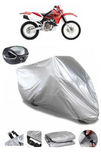 Honda XR 650 R Su  Geçirmez Motosiket Brandası Arka Çanta Uyumlu ürün görseli 1
