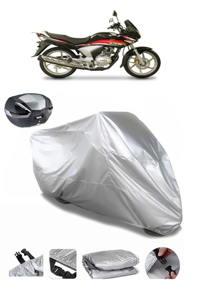 Honda CBF 150Su  Geçirmez Motosiket Brandası Arka Çanta Uyumlu ürün görseli 1