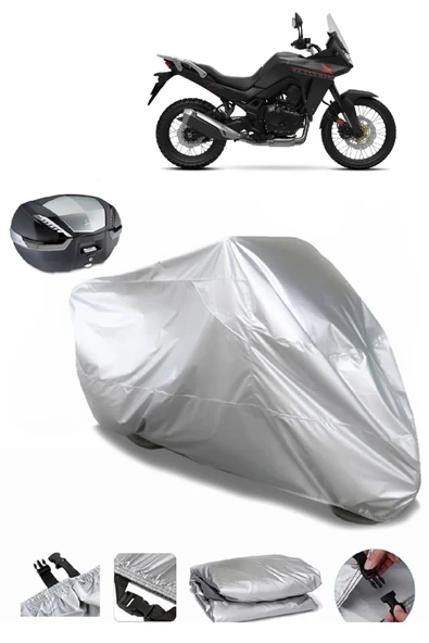 Honda XL 750 Transalp Su  Geçirmez Motosiket Brandası Arka Çanta Uyumlu ürün görseli 1