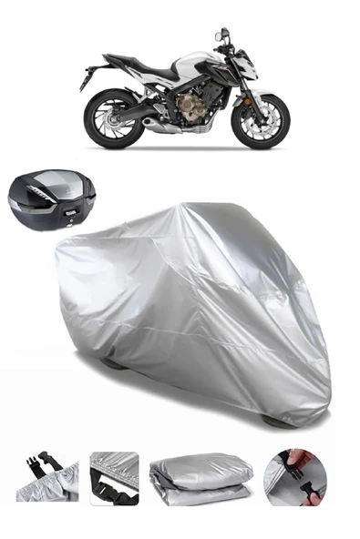 Honda CB 650 F Su  Geçirmez Motosiket Brandası Arka Çanta Uyumlu ürün görseli 1