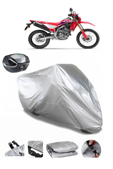Honda CRF 250 LSu  Geçirmez Motosiket Brandası Arka Çanta Uyumlu ürün görseli 1