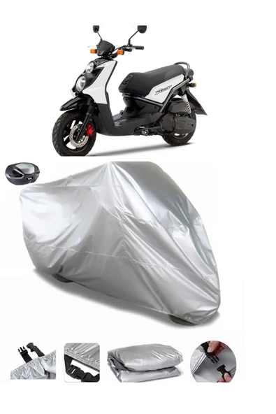 Yamaha BW's 125 Su  Geçirmez Motosiket Brandası Arka Çanta Uyumlu ürün görseli 1