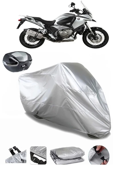 Honda VFR 1200 X CrossTourer DCT Su  Geçirmez Motosiket Brandası Arka Çanta Uyumlu ürün görseli 1