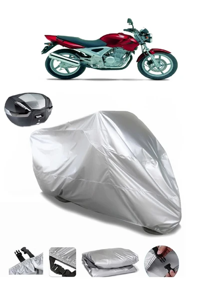 Honda CBF 250Su  Geçirmez Motosiket Brandası Arka Çanta Uyumlu ürün görseli 1