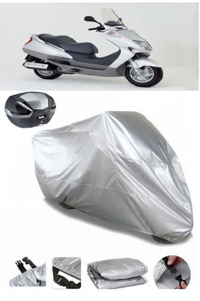 Honda FES 250 Foresight Su  Geçirmez Motosiket Brandası Arka Çanta Uyumlu ürün görseli 1