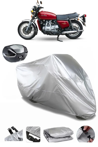 Honda Goldwing GL 1000 Su  Geçirmez Motosiket Brandası Arka Çanta Uyumlu ürün görseli 1