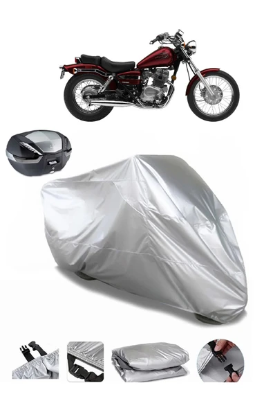 Honda CMX 250 Rebel Su  Geçirmez Motosiket Brandası Arka Çanta Uyumlu ürün görseli 1