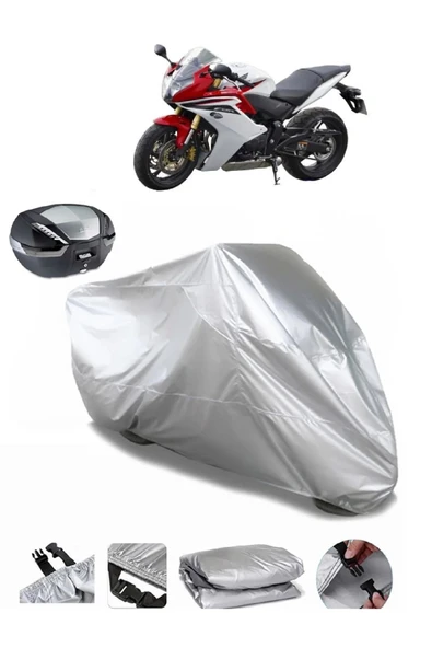 Honda CBR 600 FA Su  Geçirmez Motosiket Brandası Arka Çanta Uyumlu ürün görseli 1