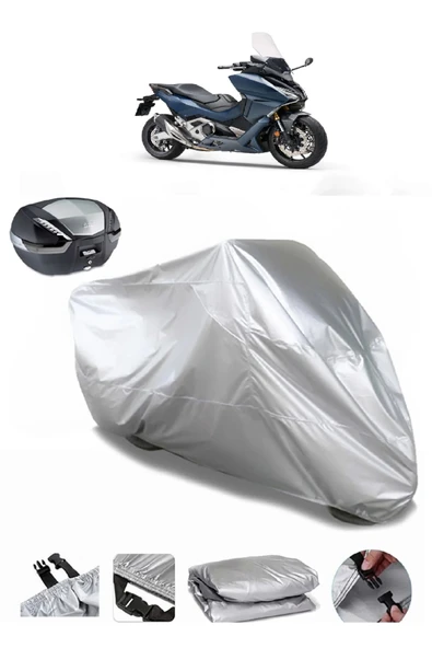 Honda Forza 750 Su  Geçirmez Motosiket Brandası Arka Çanta Uyumlu ürün görseli 1