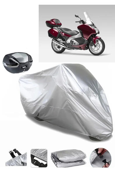 Honda NC 700 DC Integra Su  Geçirmez Motosiket Brandası Arka Çanta Uyumlu ürün görseli 1