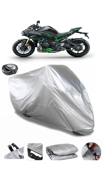Kawasaki Z H2 SE Su  Geçirmez Motosiket Brandası Arka Çanta Uyumlu ürün görseli 1